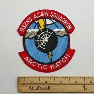 932ND Aircraft Control Warning AC&W Squadron USAF Patch Embroidered